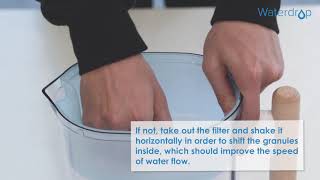 Waterdrop Chubby water filter pitcher FAQ  Why is water running so slow [upl. by Ayiak]