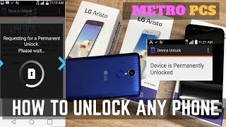 How to unlock a Metro PCS phone to use with any company [upl. by Bernadina]