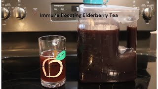 Delicious Elderberry Tea immune booster [upl. by Yevad]