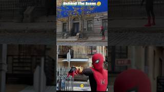 😲Behind The Scene  Spiderman No Way Home  HD spiderman short [upl. by Zack]