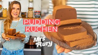 Schokoladen Puddingkuchen  so einfach und lecker  veganes Dessert Mrs Flury [upl. by Imelda678]