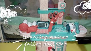 Vlog Unboxing Mainan bareng Twins  Mainan dokter dokteran [upl. by Croom]