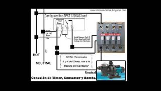 comment brancher power timer avec un moteur d une pompe [upl. by Ori]