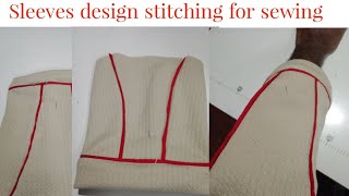 sleeves design stitching for sewingbeautiful sleeves design new modelstyle sleeve design 🙋‍♀️ [upl. by Neill731]