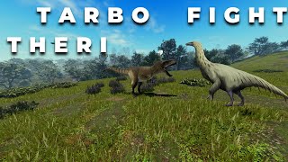 Tarbosaurus VS Therizinosaurus  Prior Extinction [upl. by Kapeed]