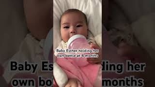 Baby Esther at 4 months babygirl cute esther fyp vlog [upl. by Liemaj496]