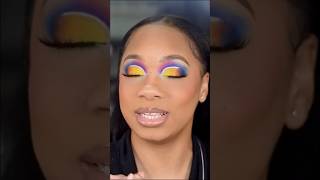 RAINBOW CUTCREASE X IMANI E  MAKEUP TUTORIAL 🌈 [upl. by Valentin922]