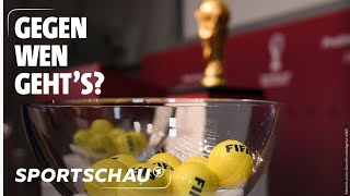 Live Die Auslosung der europäischen Qualifikationsgruppen für die WM 2022  Sportschau [upl. by Assele267]