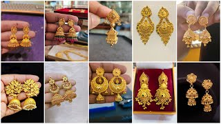 earring design gold earrings design jhumka design [upl. by Anikehs]