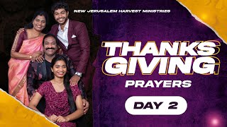 Thanks Giving Prayer  Day 2  23rd Nov  Bishop Dr V Rangaraju  NJC Bangalore  NJHM [upl. by Grimbly134]