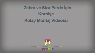 Zebra perde kolay montaj videosu  Eperdecom [upl. by Asert]