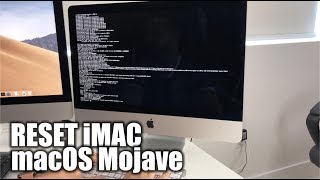 How to Restore Reset a iMac to Factory Settings ║ macOS Mojave [upl. by Wester]