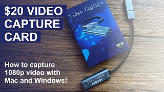 20 USB Video Capture adapter  how to use it [upl. by Itirp]