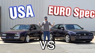 EURO Spec VW Corrado Differences [upl. by Aihseken658]