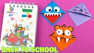 Back to school 2020 deutsch Lesezeichen selber machen  Basteln mit papier [upl. by Busiek]