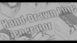 Hand Drawn Line Generator  Blender Addon [upl. by Willner]