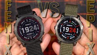 Garmin Fenix 7X VS Epix Gen2 [upl. by Derina618]