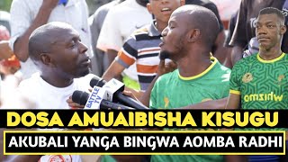 KISUGU ABANANISHWA KIJIWENI NA DOSAAKUBALI YANGA BINGWAAOMBA MSAMAHA GUEDETIMU MBOVU [upl. by Giess]