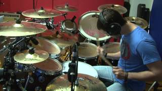 With Everything Live  Hillsong United Drum Cover [upl. by Nairadal]