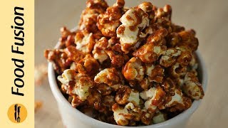 Caramel Popcorn Recipe By Food Fusion [upl. by Ahsinroc130]