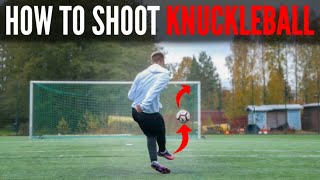 KNUCKLEBALL TUTORIAL  Learn to shoot a knuckleball [upl. by Ahtinak]