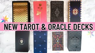 All the new tarot decks amp oracle decks that joined my collection recently😘 [upl. by Onibag]