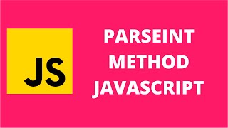 ParseInt Method JavaScript [upl. by Ladnar]