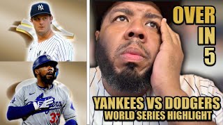 THEY IMPLODED ITS OVER IN 5  YANKEES LOSE TO DODGERS 2024 WORLD SERIES REACTION [upl. by Notnert]