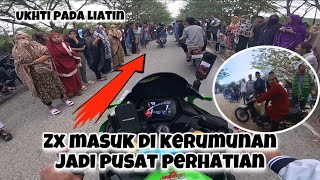 DUA ZX25RRR NGABUBURIT MASUK TEMPAT RAMAI JADI PUSAT PERHATIAN  Indonesia Motovlog 216 [upl. by Anwadal999]