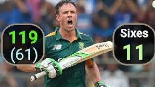 ab de villiers last odi match [upl. by Icyac]