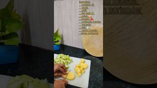 Tasty dinner recipe 😋 squash sabji food recipe shorts song shortsvideo ytshorts viralshorts [upl. by Rimisac]