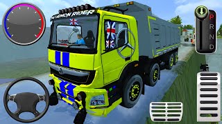 Material Transporter Truck Driving Simulator  Driving Wala Mini Truck Gameplay 15bussid [upl. by Bork]