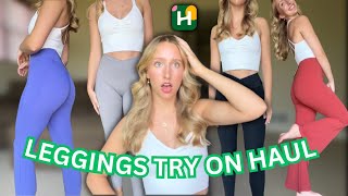 The Only Leggings Youll Ever Need  HALARA LEGGINGS Try On Haul Halara [upl. by Sylvie639]