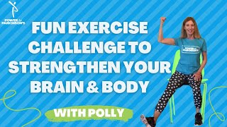 Full Workout Brain amp Body with Polly  Power for Parkinson’s Exercise Videos [upl. by Udelle]