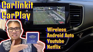 How to install Carlinkit AI Box Plus to have Wireless Android Auto Netflix and Youtube [upl. by Nanis214]