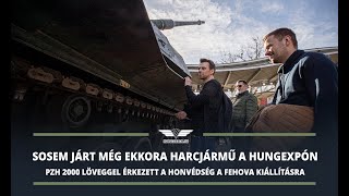 Sosem járt még ekkora harcjármű a Hungexpón [upl. by Oiciruam872]