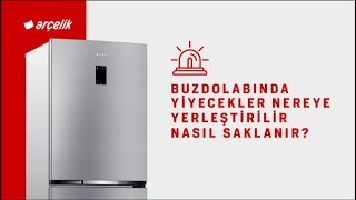 Buzdolabında Yiyecekler Nereye Yerleştirilir Nasıl Saklanır [upl. by Stroud]