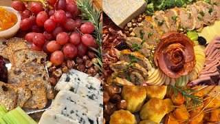 TWO THANKSGIVINGFALL BOARDS  Charcuterie and Vegetarian  Easy and beautiful with shopping list [upl. by Colston]