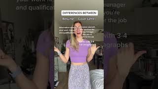 Difference between Resume and Cover Letter [upl. by Sandon]