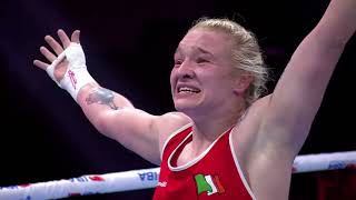 2022 Womens World Championship 63kg Final Irelands Amy Broadhurst V Algeria’s Imane Khelif [upl. by Ayaladnot]