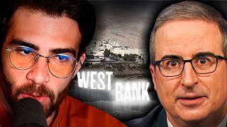 John Oliver On The West Bank  Hasanabi Reacts [upl. by Norre]