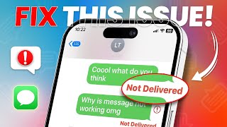 How To Solve iMessage Not Delivered Messages Issue on iPhone  Fix iMessage Delivery Problems [upl. by Lauri912]