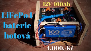 12V baterie LiFePo k FVE [upl. by Airtal292]