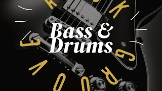 Rock Groove Jam Tracks  D Min  Drums amp Bass  130 BPM [upl. by Tye]