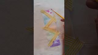 shorts bookmark diy watercolor art [upl. by Omora]