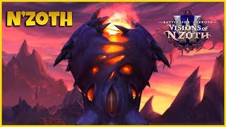 Nzoth Model Preview amp Size Comparison With Yoggsaron Cthun amp Queen Azshara  WoW Patch 83 [upl. by Leboff659]