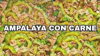 HOW TO COOK AMPALAYA CON CARNE 38 [upl. by Htinnek]