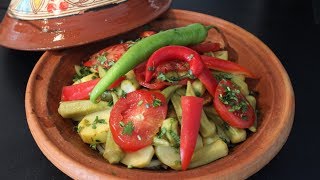 Tajine mit Pute Kartoffel und Okraschoten [upl. by Sinnod]