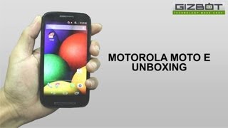 Moto E Unboxing Hands on [upl. by Yartnoed526]