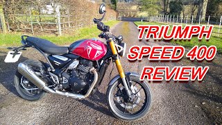 ★ 2024 TRIUMPH SPEED 400 REVIEW ★ [upl. by Grodin]